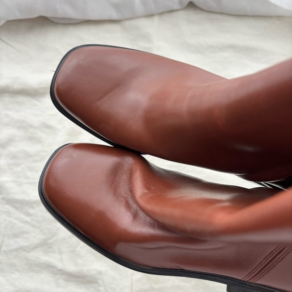 Franco Sarto Block Heel Chelsea Boots Sz 9M - Picture 5 of 7